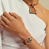 Ascot Stirrup Leather Bracelet