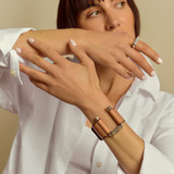 Nut Leather Bracelet