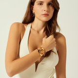 Pulseira Aldaba Couro