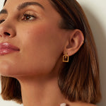 Ascot Mini Stirrup Earrings