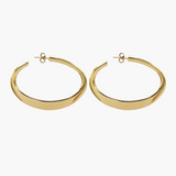 Boucles d'oreilles créoles Miel