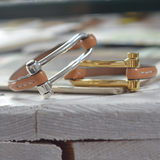 Koa Shackle Bracelet