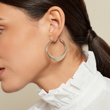 Boucles d'oreilles créoles Miel