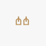 Ascot Mini Stirrup Earrings