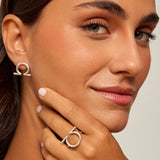 Omega essence mini earrings