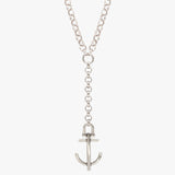Long Anchor Chain Necklace