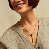 Fang V Leather Necklace