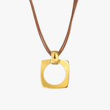 Aldaba Long Necklace