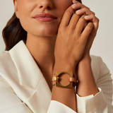 Pulseira Aldaba Couro