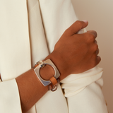 Aldaba Leather Bracelet