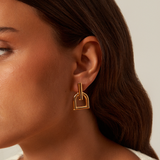 Ascot Stirrup Earrings