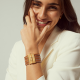Hinge Leather Bracelet