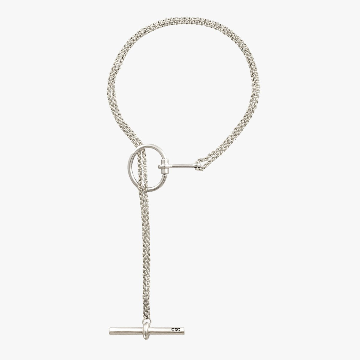 Foto de Detalle de Collar en baño de Plata de CXC