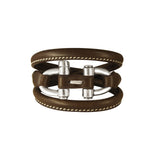 Double Shackle Roll Bracelet