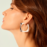 Aldaba Slim Hoop Earrings