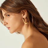 Aldaba Slim Hoop Earrings