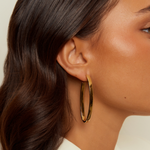 Boucles d'oreilles en forme de cercle Oasis