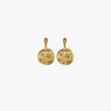 Acropolis Coin Hoop Earrings