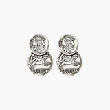 Gladiator Coin Earrings