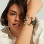 Pulsera Omega Big Cuero