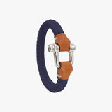 Braided Cord Shackle Bracelet