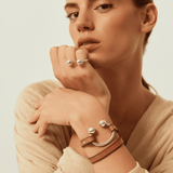 Pulseira Haltera Couro