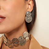 Gladiator Coin Earrings