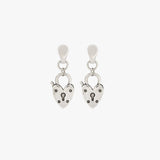 boucles d'oreilles Cœur Cadenas