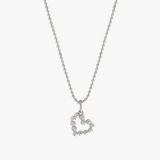 Collar cadena Corazón Bolas