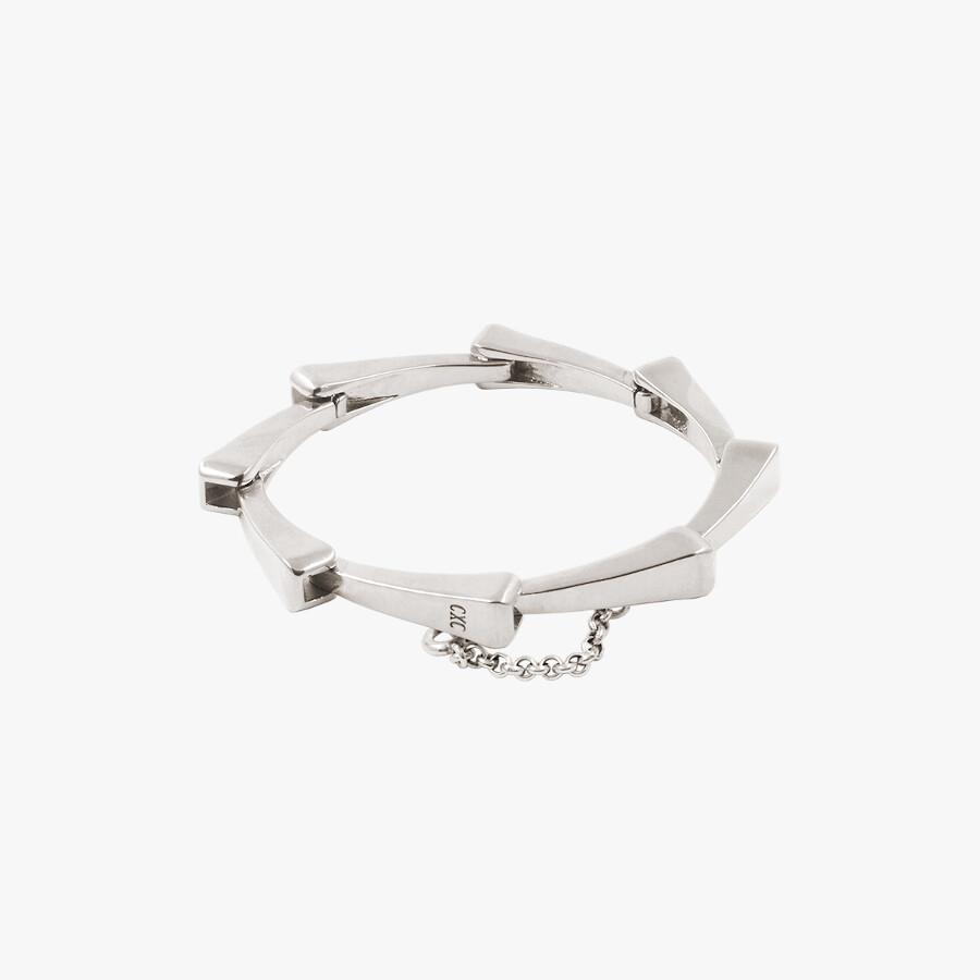 Foto de Detalle de Pulsera en baño de Plata de CXC