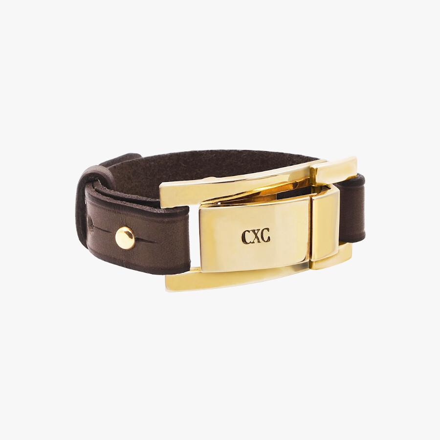 Foto de Detalle de Pulsera en baño de Oro de CXC