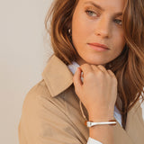Pulsera Clavo diamante Cuero