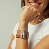 Pulsera Bisagra Cuero