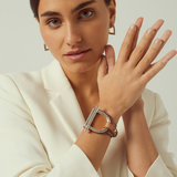 Pulseira Estribo Couro