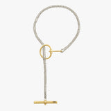 Foto de Detalle de Collar en baño de Oro de CXC