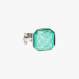 Foto de Detalle de Anillo baño de Plata - Swaroski Turquesa de CXC