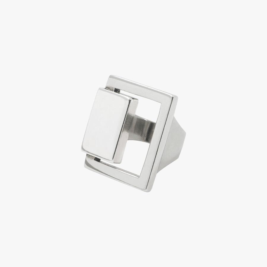 Foto de Detalle de Anillo en baño de Plata de CXC